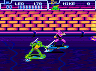 turtles in time surfing level